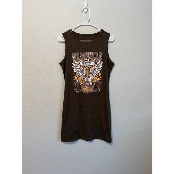 Unbranded Dresses & Skirts - Nashville Mini Women Country Sleeveless Vintage T Shirts Dress Size:S - NWOT